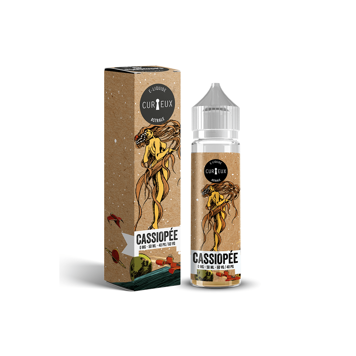 E Liquide Cassiopée 50ml Curieux Vape Smoker