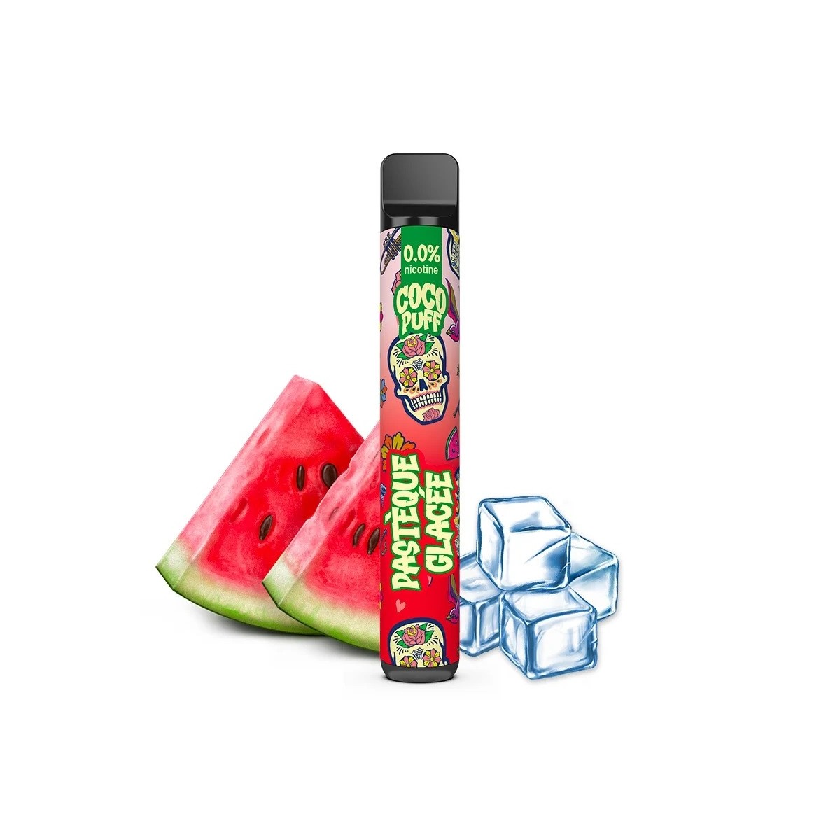 Coco Puff Pastèque Glacée 650 Puffs Vape Smoker